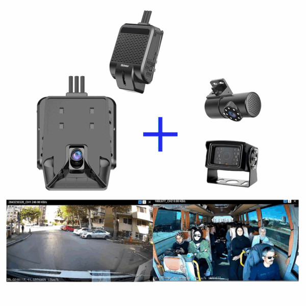 4G 1080P AI Dashcam upto 4CH Video Support - Image 3
